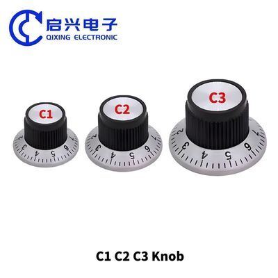 Quality Potentiometer Accessories 15*17mm Aluminum Alloy Potentiometer Caps factory