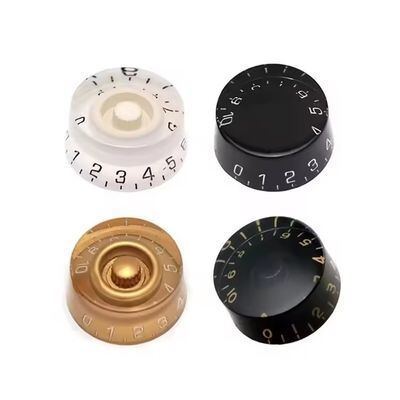 Quality Silver Aluminum Alloy Potentiometer Control Knob Volume Audio Electric Guitar Bass Screw Type 25 x 15.5mm (dh) factory