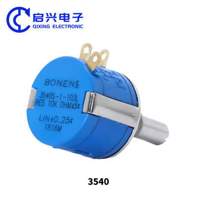 Quality BONENS WXD4 23 6mm Shaft Multiturn Rotary Wirewound Potentiometer 10K Ohm 3 Watt factory
