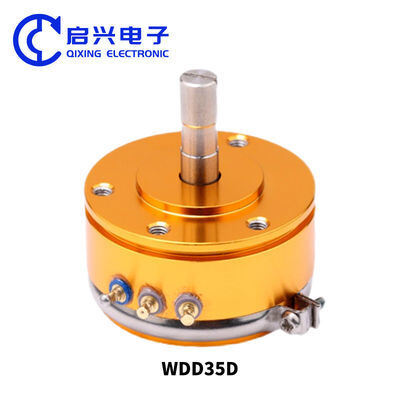 Quality WDD35D4 1K 2K 5K Rotary Potentiometer Precision Conductive Plastic Potentiometer factory