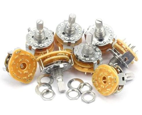 Quality 2pcs RS25 Rotary Selector Switch 1 Pole 11 Position 500V AC 1 MIN factory