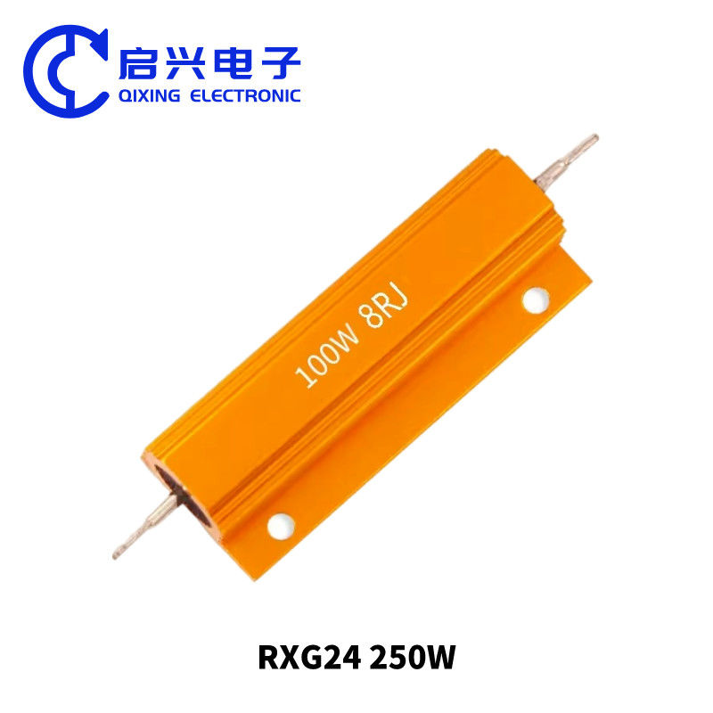 RX24 RXG24 Wire Wound Resistor 100W 200RJ With Gold Aluminum RX24 RXG24 Wire Wound Resistor 100W 200RJ With Gold Aluminum