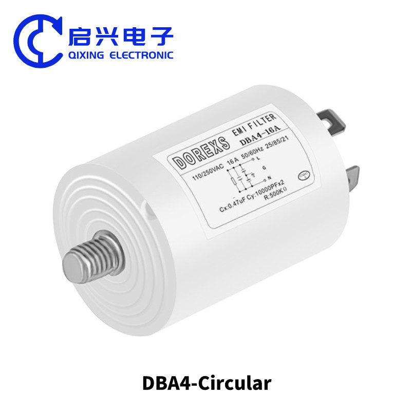 single phase emi filter Power Plug Filter 220v 16a EMI