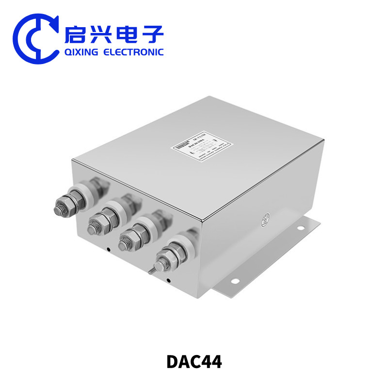 3 Phase 4 Wire High Current EMI Filter AC 380VAC/440VAC DAC44 100A 125A ...