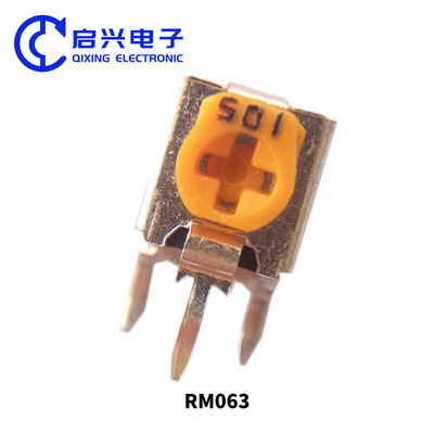 RM063 Yellow Adjustable Resistor Vertical WH06-1C Horizontal WH06-2C Potentiometer 1K 5K 20K 100K 102 103 205