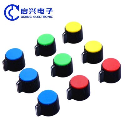 BONENS 19X16MM Plastic Volume Adjustment Knob KN113 Plum Blossom Shaft