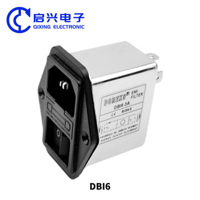 DAP3 1-20A PCB Mount 5 Pin EMI Power Filter Single Phase Bipolar EMI Filter
