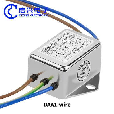 DAA1 10A Emi Filter Power Line EMI Noise Filter Manufacturer Single Phase AC 110VAC-250VAC 3A 6A 10A Emi Filter 16a