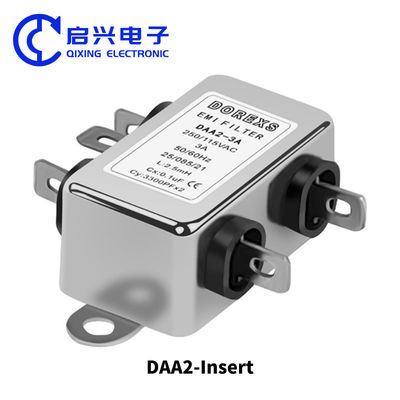 DAA2 Insert EMI Filter Single Phase 220V 3A 6A 10A 50/60Hz