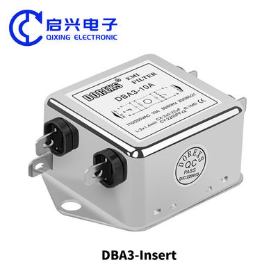 DBA3 Insert EMI Filter 220V 1A 3A 6A Single Phase Universal Series Power Filter