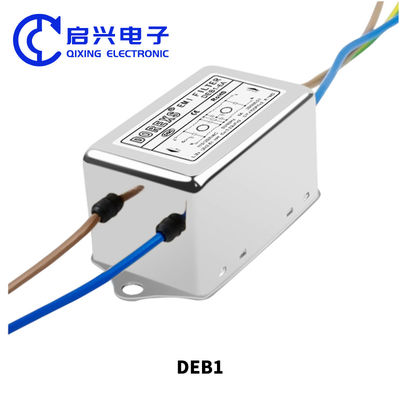 DEB1 Series Single Phase EMI Filter 220VAC 3A-20A Power Line Filter