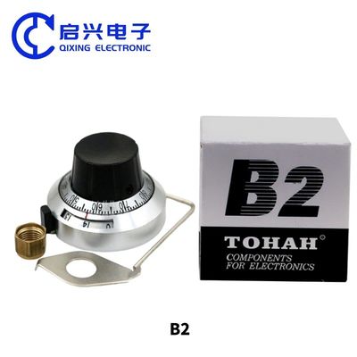 B2 46mm 6.35mm 15 turns 10 turns 7276 3590 534 potentiometer precise dial knob lockable hat