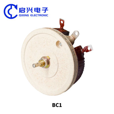 BC1 High Power Sliding Rheostat Porcelain Disc Disc Adjustable Resistor 25W 50W 100W 500W Watt 10R 100R 1K