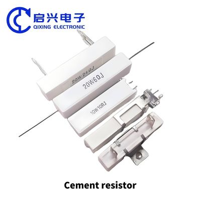 Corrosion Resistant Ceramic Resistor 5W 10W 0.25R 0.5R 3R 27R 12R 100R 5% For High Power