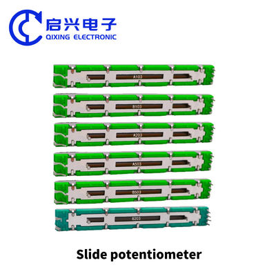 75mm Mixer Fader B10K Dual Stereo Sliding Potentiometer B103