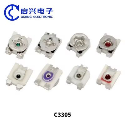 C3305 3x3mm Glass Glaze Patch SMD Trimmer Potentiometer with 100Ω~1MΩ Adjustable Resistor