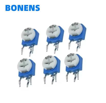 WH06 Trimmer Potentiometers 100R-1M RM065 Adjustable Resistor 0.1w Vertical Trimmer B50k 9mm sliding potentiometer