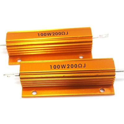 Wirewound 100W threaded terminals 3R 6R brake resistor aluminum case wirewound braking resistor