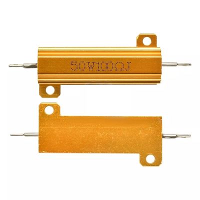 RX24 50w 100RJ Gold Aluminum Housed Wirewound resistor High Power