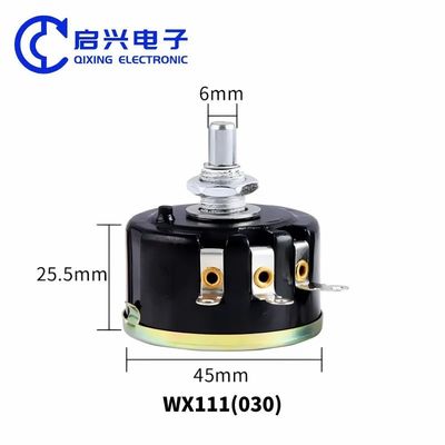 WX111(030) 4K7 4.7K Ohm 3W adjustable Single turn Wirewound Potentiometer