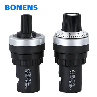 LA42DWQ-22 BONENS 5K Ohm Knob Rotary Switch Potentiometer Pot Inverter Converter Resistance Variable Speed Drive Potenti