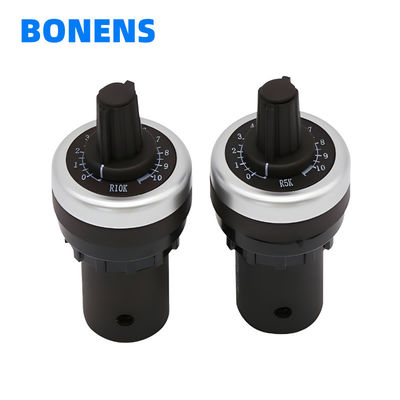 Bonens LA42DWQ-22 1K 2K 5K 10K 22mm Diameter Pots Rotary Potentiometer Converter Governor Inverter Resistance Switch