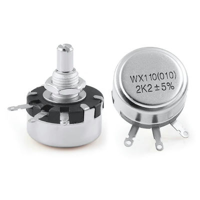 WX110(010) 1W Singleturn Wound Potentiometer High Precision Adjustable Knob Resistance 470 Ohm 1K 10K 22K