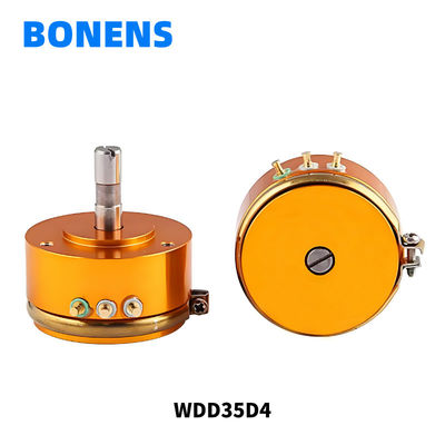 WDD35D4 1K/2K/5K/10K Conductive Plastic Potentiometer 19mm Short Axis Angle Sensor Displacement WDD35D-4 Linear 0.1%