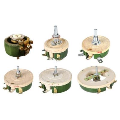 BC1 Variable Power Resistor Rheostat Round Disk Wirewound Adjustable Resistor 25W 50W 100W 150w 200W 300W