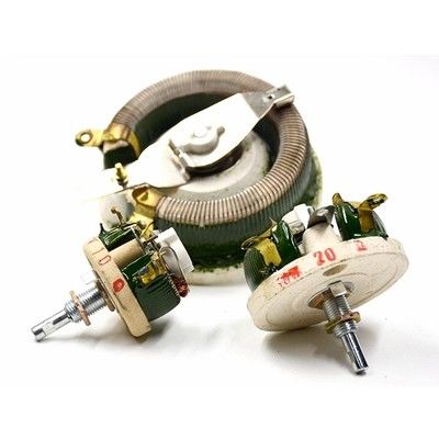 High Power Wirewound Potentiometer Rotary Rheostat Disk Ceramic Variable Resistor 25W 50W BC1-50W BC1