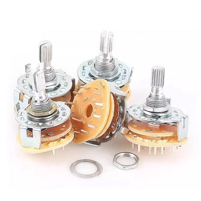 2pcs RS25 Rotary Selector Switch 1 Pole 11 Position 500V AC 1 MIN