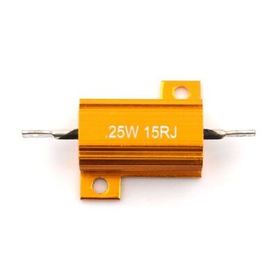 25x 1,5 Ohm / 1 Watt / 350V Metalloxid Widerstand MOX 1R5