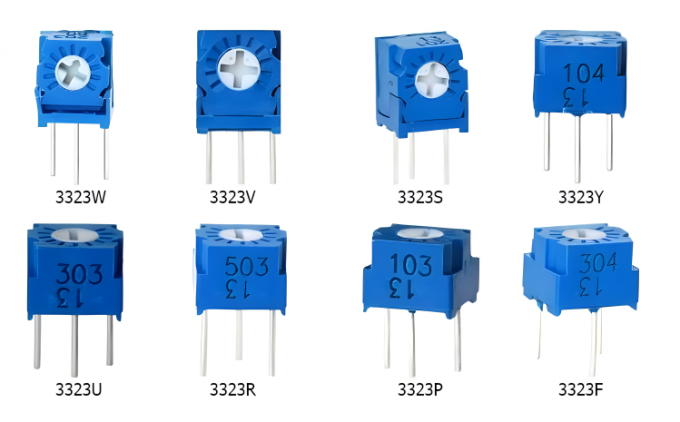 3323 Series Single Turn Metal Glass Glaze Trimmer potentiometer 3323s 4