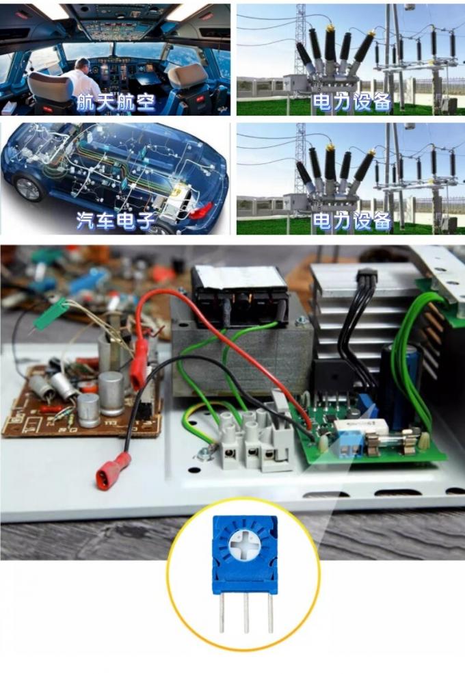 3323 Series Single Turn Metal Glass Glaze Trimmer potentiometer 3323s 5