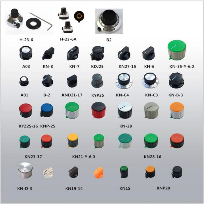 6X18T Splined Guitar Volume Control Knob 9