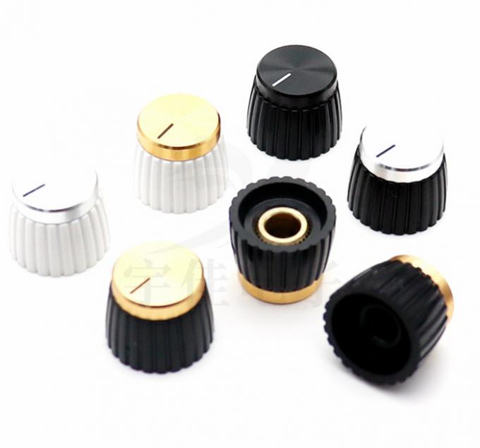 Audio Amplifier Tone Knob Gold Silver Aluminum marshall Knob 2