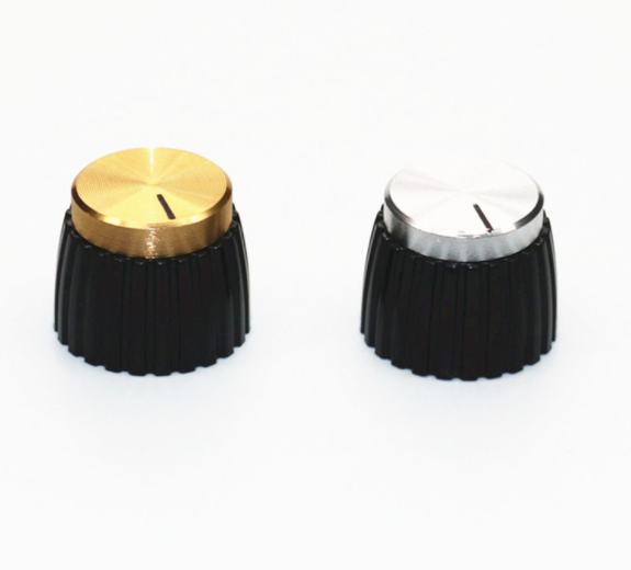 Audio Amplifier Tone Knob Gold Silver Aluminum marshall Knob 3