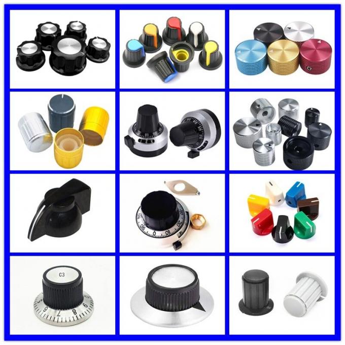 Audio Amplifier Tone Knob Gold Silver Aluminum marshall Knob 5