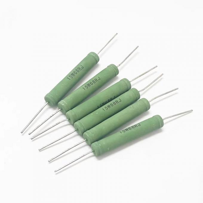 RX21 Green Paint High Precision Fixed Power cement Wirewound Resistor 0.5W 1W 2W 3W 4W 5W 6W 8W 10W 12W 1