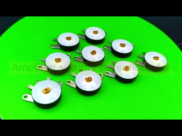 RV16 Carbon Film Potentiometer With Switch Flat Feet Audio Radio Rotary Potentiometer