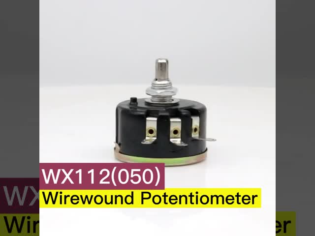 WX112 WX050 5W Single Turn Wire Wound Potentiometer Adjustable Resistance 100R 330R 470R