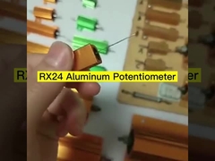 RX24 Gold Aluminum Case Resistor High Power 25W 50W 100W 200W 300W Car Current Limiting Load Element