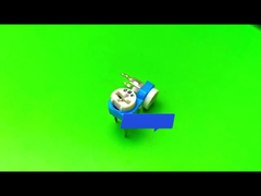 RM065 Horizontal blue and white trimmer potentiometer