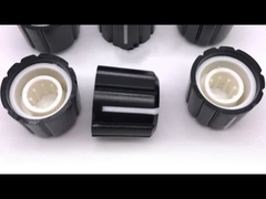14.5*13.5mm plastic knob for 6mm 4.5mm D shaft 18T teeth knurled shaft