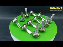 RV17 curved pin with switch carbon film potentiometer 