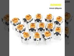 RM063 yellow single turn carbon film trimmer potentiometer 500 ohm 1k 5K 50K