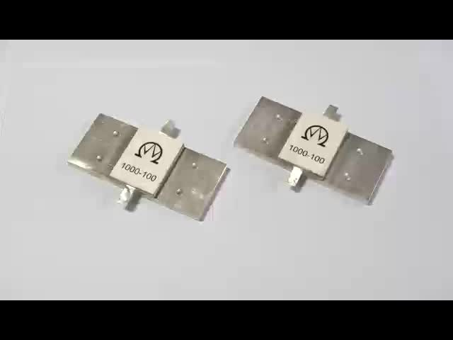 1000W 0.1 Ohm Ceramic Composition High Power RF Flange Resistor