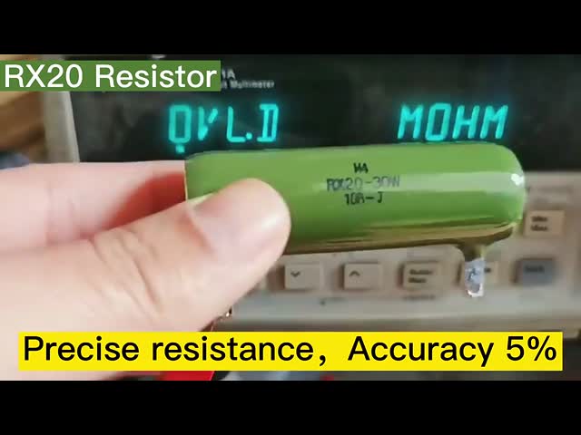 BONENS RX20 Glazed Ceramic Wirewound Resistor 10W-200W Power with 5% Tolerance and 200PPM/℃ Temperature Coefficient