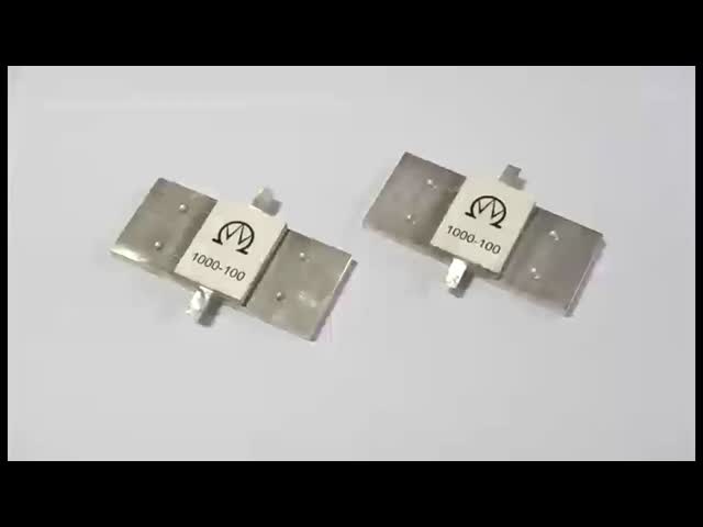 High Power RF Flange Resistor 1200W with Ceramic Composition and Wide Operating Temperature Range -55°C to +165°C