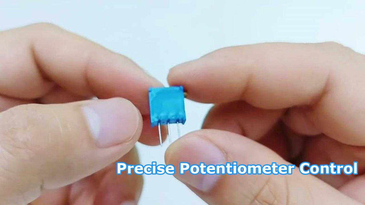 BONENS 3296W Multi-Turn Trimmer Potentiometer with 10Ω~5MΩ Range, Cermet Technology, ±10% Tolerance